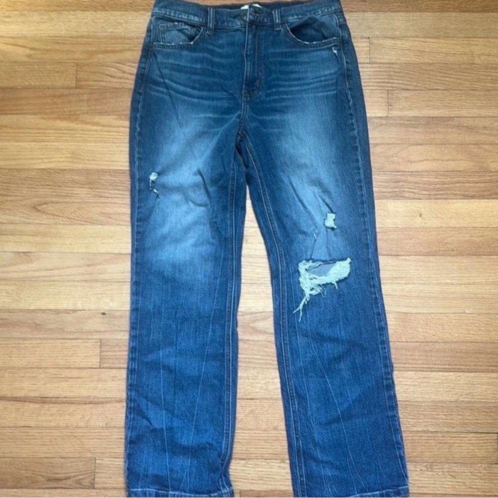Classic Blue Distressed Women Jeans